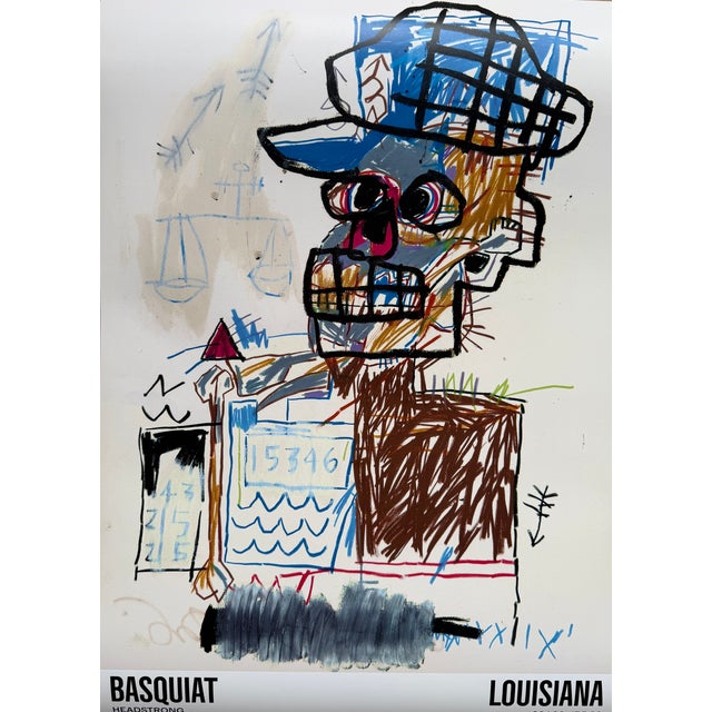 Paper Jean Michel Basquiat (1960-1988), Untitled (Scale of Justice), 1982, Exhibition Poster For Sale - Image 7 of 7
