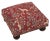 English 00 Cluny Mille-Fleurs Tapestry Footstool For Sale - Image 3 of 3