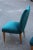 Mid-Century Modern Set of Italian Petrol Green Velvet Lounge Chairs, 1950s For Sale - Image 3 of 9