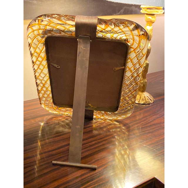 Vintage Italian Picture Frame by Barovier & Toso, 1950 For Sale - Image 6 of 10