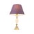 A large and rare Empire-style table lamp made of cut crystal, gilt bronze, and brass; dating from around the early 20th...