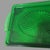 Art Deco Vintage Art-Deco Emerald Green Glass Vanity or Hors D Oeuvre Tray For Sale - Image 3 of 7