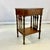 This small side table is packed with so many great design elements. Start with the 4 turned legs that have a unique bobbin...