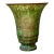 Vintage Carl Sorenson Art Deco Trumpet Bronze Vase For Sale