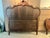 19th C. Rococo Revival French Walnut Queen Bed – Bookmatched Veneer For Sale - Image 4 of 14