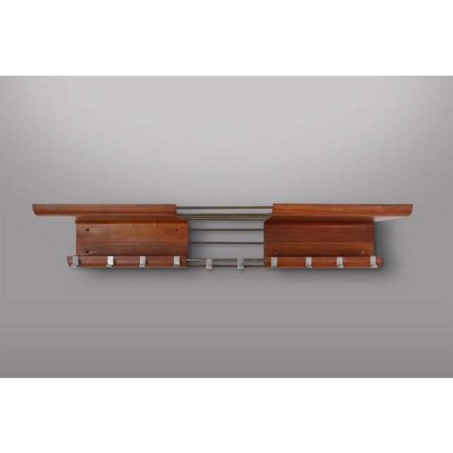 Belgium / 1960 / coatrack / De Coene / wood and metal / mid-century / design / vintage Sleek designed coatrack by De Coene...