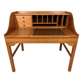 Teak Desk by Andreas Hansen for Hadsten Træindustri, Denmark, 1980s For Sale