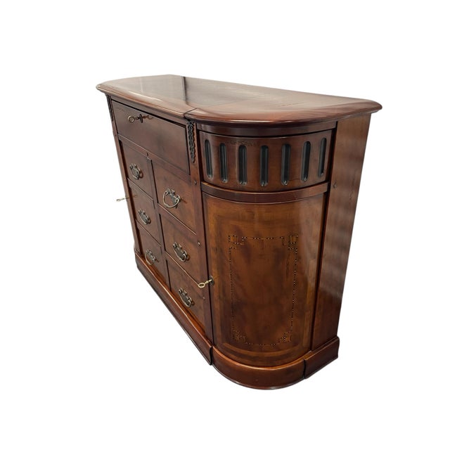 Late 20th Century Vintage Signed French Workshop Creation Sideboard For Sale - Image 5 of 17