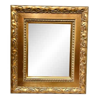Vintage Gold Wall Mirror For Sale