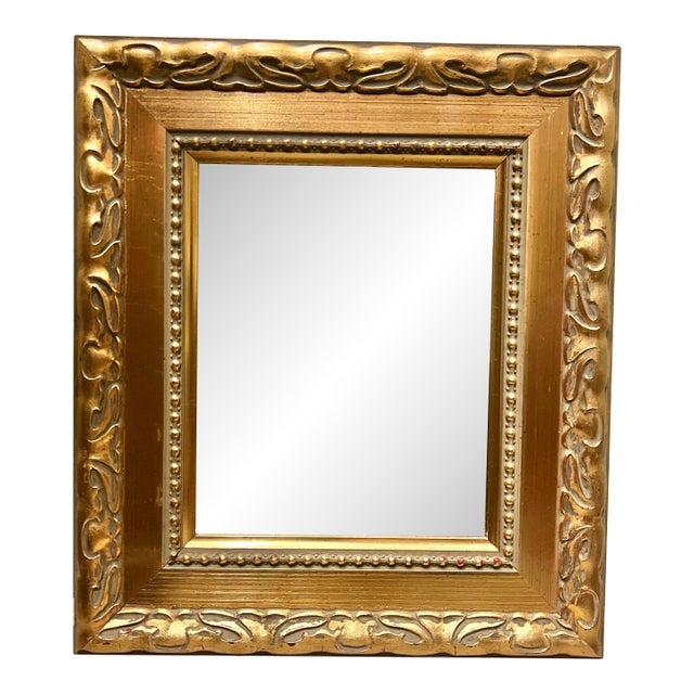 Vintage Gold Wall Mirror For Sale