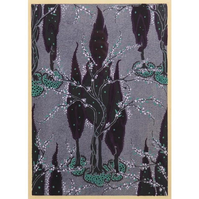 Antique Woodcut in the Style of Matisse, 1910s, Set of 3 For Sale - Image 11 of 14