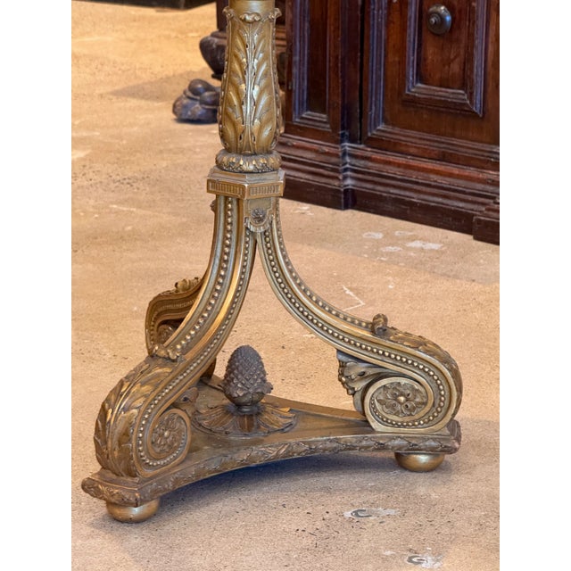 Wood 19th Century Giltwood Gueridon For Sale - Image 7 of 9