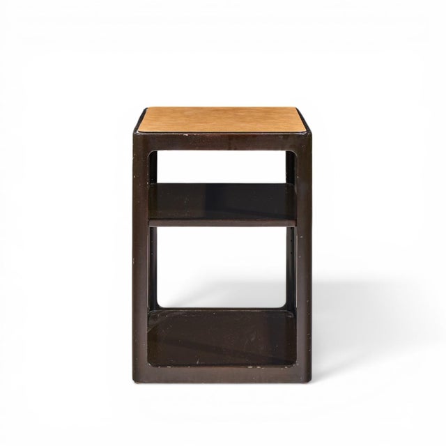 Dunbar Furniture Roger Sprunger for Dunbar Mid Century Mahogany Side Table For Sale - Image 4 of 10