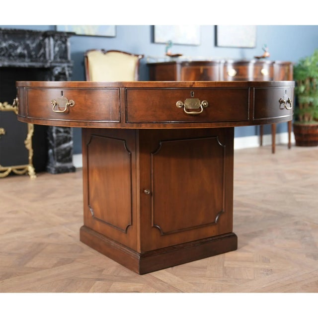 1970s Vintage Kittinger Drum Table Chairish