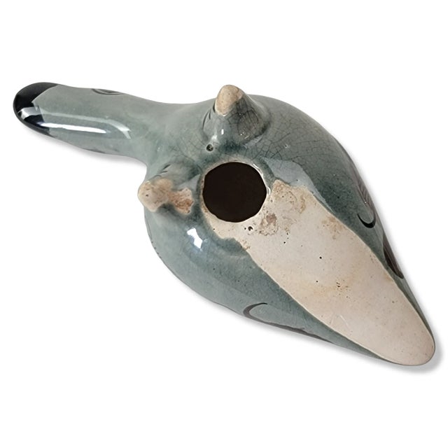 Hand-Painted Tonalá Duck Figurine – Traditional Talavera Mexican Folk Art For Sale In San Francisco - Image 6 of 11