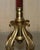 Very Victorian 1880 Brass & Red Velvet Velour Coat Hat & Scarf Stand For Sale - Image 12 of 16