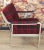 Red & Green Checkered Easy Chair, 1960s For Sale - Image 6 of 11