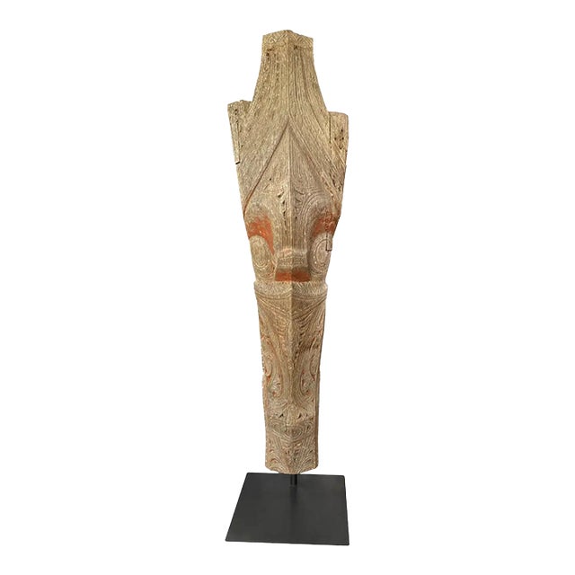 Singa Guardian Sculpture From the Batak Tribe of Sumatra, Early 20th Century For Sale