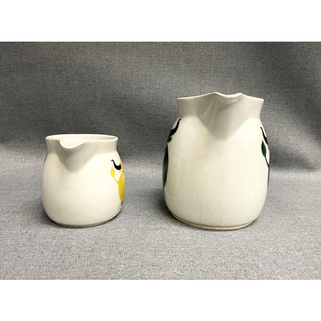 Arabia Mid-Century Arabia Bull Pitchers - A Pair For Sale - Image 4 of 11