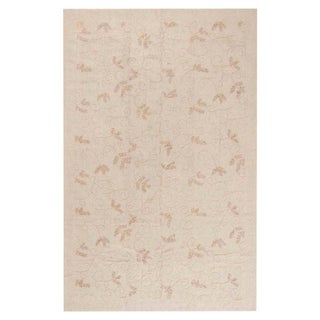 Contemporary Floral Design Needlepoint Eric Cohler Rug by Doris Leslie Blau For Sale