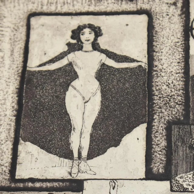 Frank Martin, British (1921-2005) Intaglio Etching Titled "Nineteen Hundred", Framed For Sale - Image 4 of 6