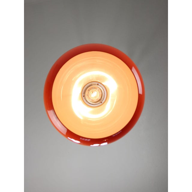 1970s Orange Jolly Pendant Lamp by Luigi Massoni for Guzzini, 1970s For Sale - Image 5 of 13