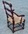 Vintage 19th Century Inspired English Ladderback Accent Chair For Sale - Image 4 of 11