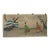 1897 Original Japanese Ukiyo-E Woodblock Print Triptych: "Ancient Football at Chiyoda Palace" by Chikanobu – Rare Sports Subject, Meiji Era Antique For Sale