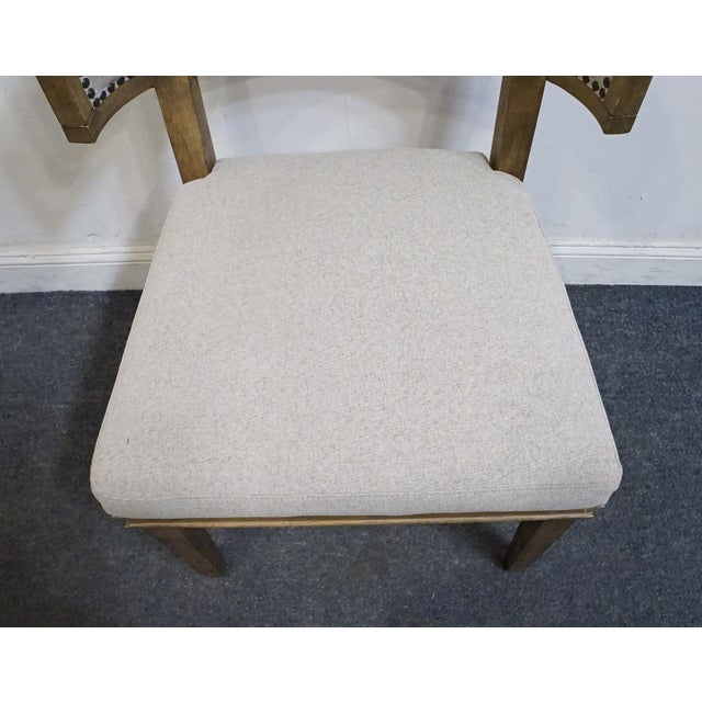 Tan Four Hands Furniture Carter Contemporary Modern White Washed Oak Dining Side Chair For Sale - Image 8 of 9