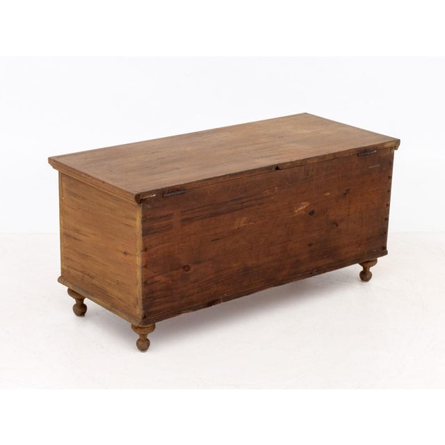 Brown American Pine Blanket Chest For Sale - Image 8 of 8