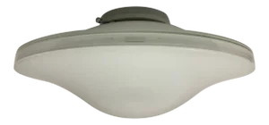 1980s Modern Itre Murano Glass Ceiling Lamp White