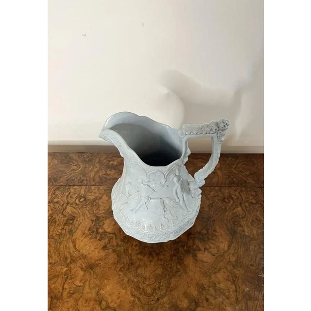 Large Antique Victorian Jug from Ridgway & Sons, 1880 For Sale - Image 3 of 8