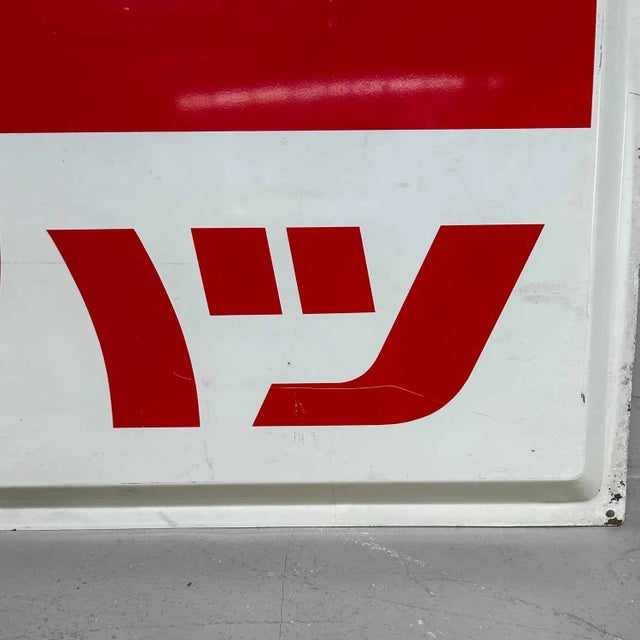 Large Metal Daihatsu Sign, Japan, 1980s For Sale - Image 4 of 10