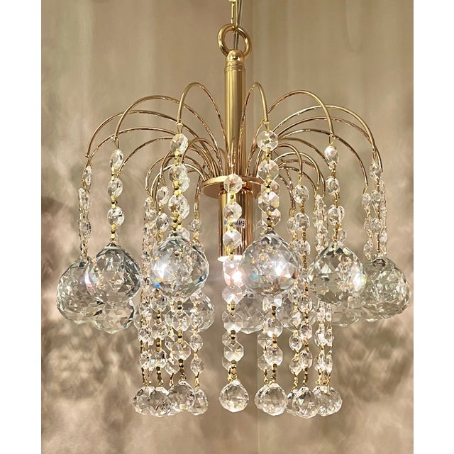 Italian Crystal Chandelier from Swarovski, 2000s For Sale - Image 13 of 13