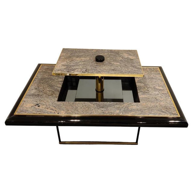 Vintage Hidden Bar Coffee Table from Fedam, 1980s For Sale - Image 12 of 12