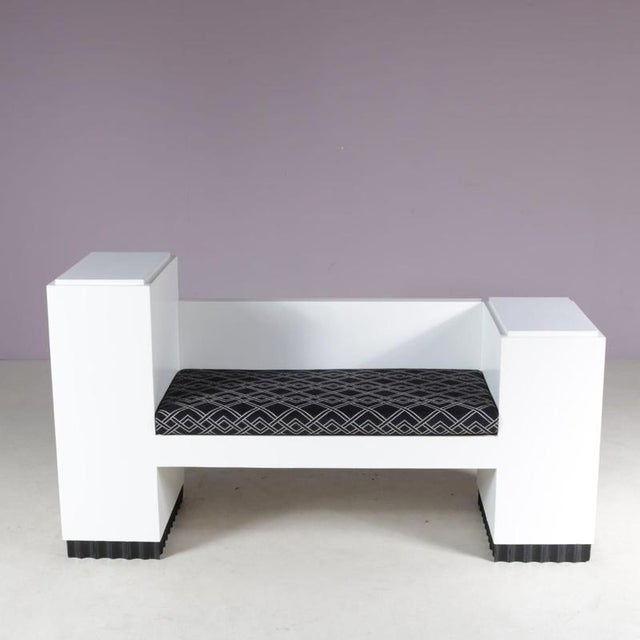 Bench in the style of Wiener Werkstätte, Austria, 1930s For Sale - Image 17 of 17