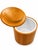 Wood Vintage Scandinavian Style Turned Wood Canister Set – Set of 3 Danish Modern Kitchen Containers For Sale - Image 7 of 8