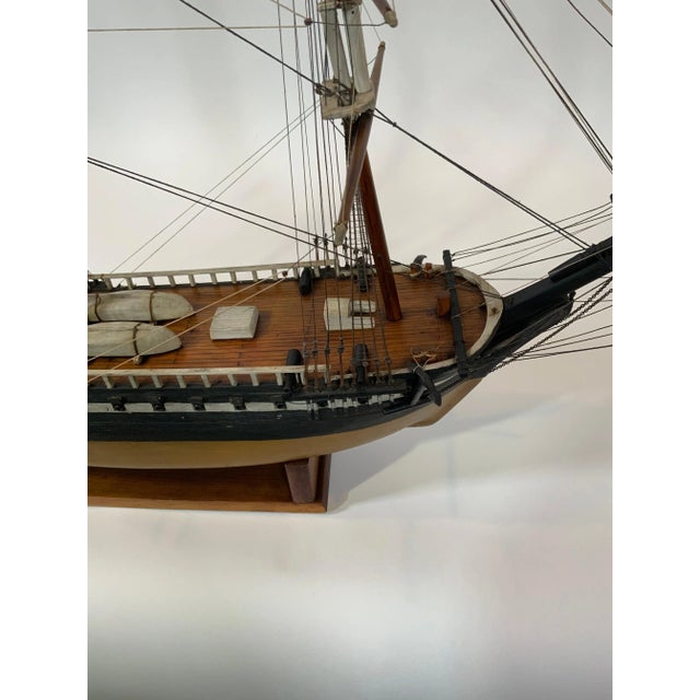Antique American Ship Model, circa 1910 For Sale - Image 12 of 12