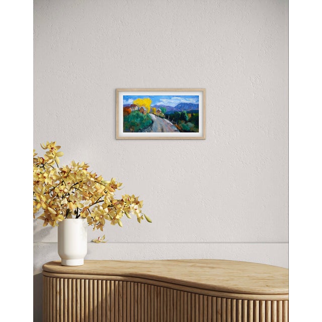 "Arroyo Seco Taos Valley" Contemporary Southwestern Landscape Oil Painting For Sale - Image 12 of 13