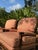 2000 - 2009 Pair of Custom Walter E. Smithe Ladder Back Lounge Chairs in Red Gingham For Sale - Image 5 of 9