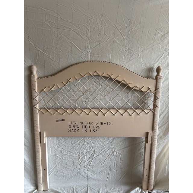 Henry Link Wicker Headboard. Complete set including dresser, bedside table, desk, and mirror available as well (see...