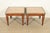 A gorgeous pair of Neoclassical or French Regency Louis XVI style occasional side tables or tea tables By Baker Furniture...