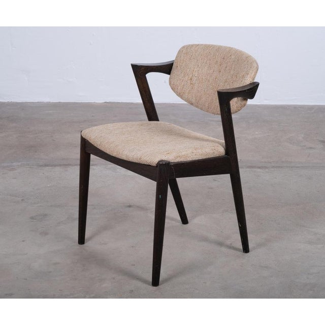 Dining Chairs attributed to Kai Kristiansen for Schou Andersen, Denmark, 1950s, Set of 3 For Sale - Image 6 of 9