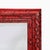 Mid-Century Molding Mirror in Red & Black Python Leather by Karl Springer For Sale - Image 10 of 16