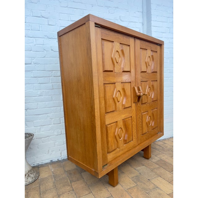 1950s Cabinet by Guillerme & Chambron for Votre Maison, 1960 For Sale - Image 5 of 7