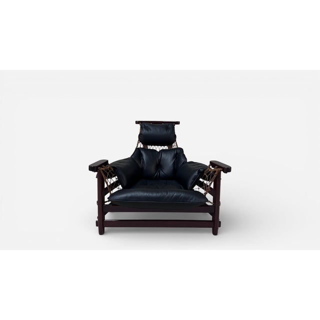 1960s Jangada Chair Attributed to Jean Gillon for Italma Brazil For Sale - Image 11 of 13