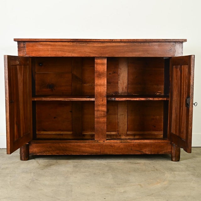 French 19th Century Empire Style Walnut Buffet For Sale - Image 10 of 12