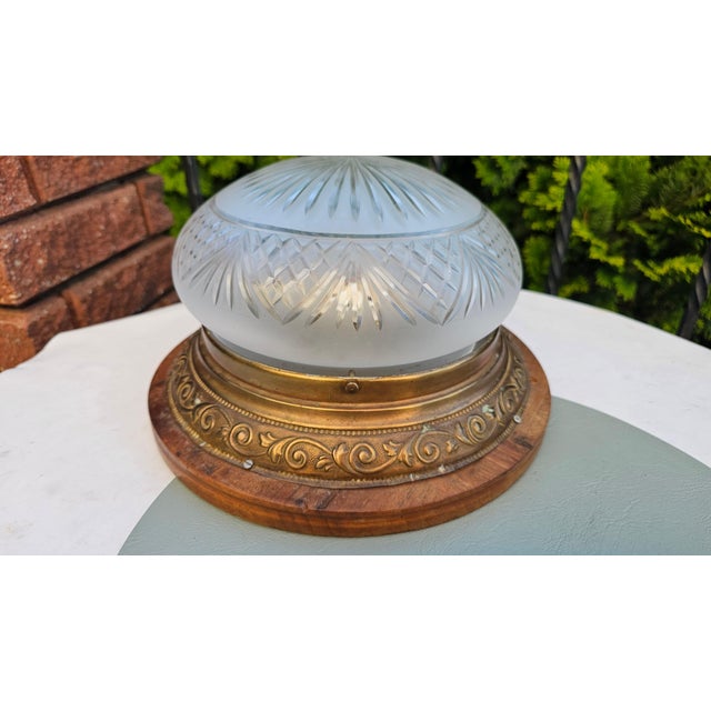 Dimensions: height 18.5 cm, diameter 30.3 cm. European Plug (up to 250V).The wiring of this item may be original and might...