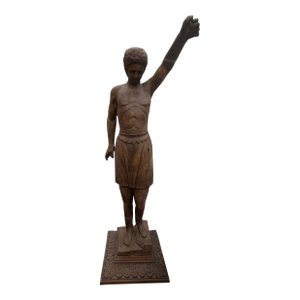 Early 20th Century Italian Carved Male Sculpture