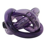 Image of Wrap Object Glass Knot - Purple For Sale